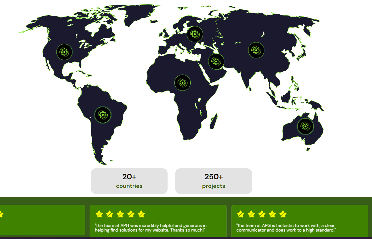 Webflow - Interactive web map - Projects mapping