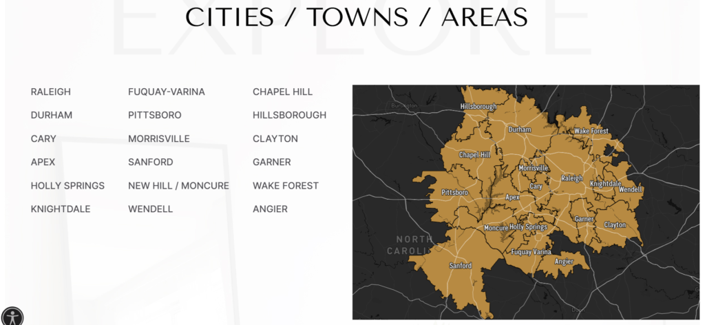 Squarespace - Interactive Web Map - Real Estate Project