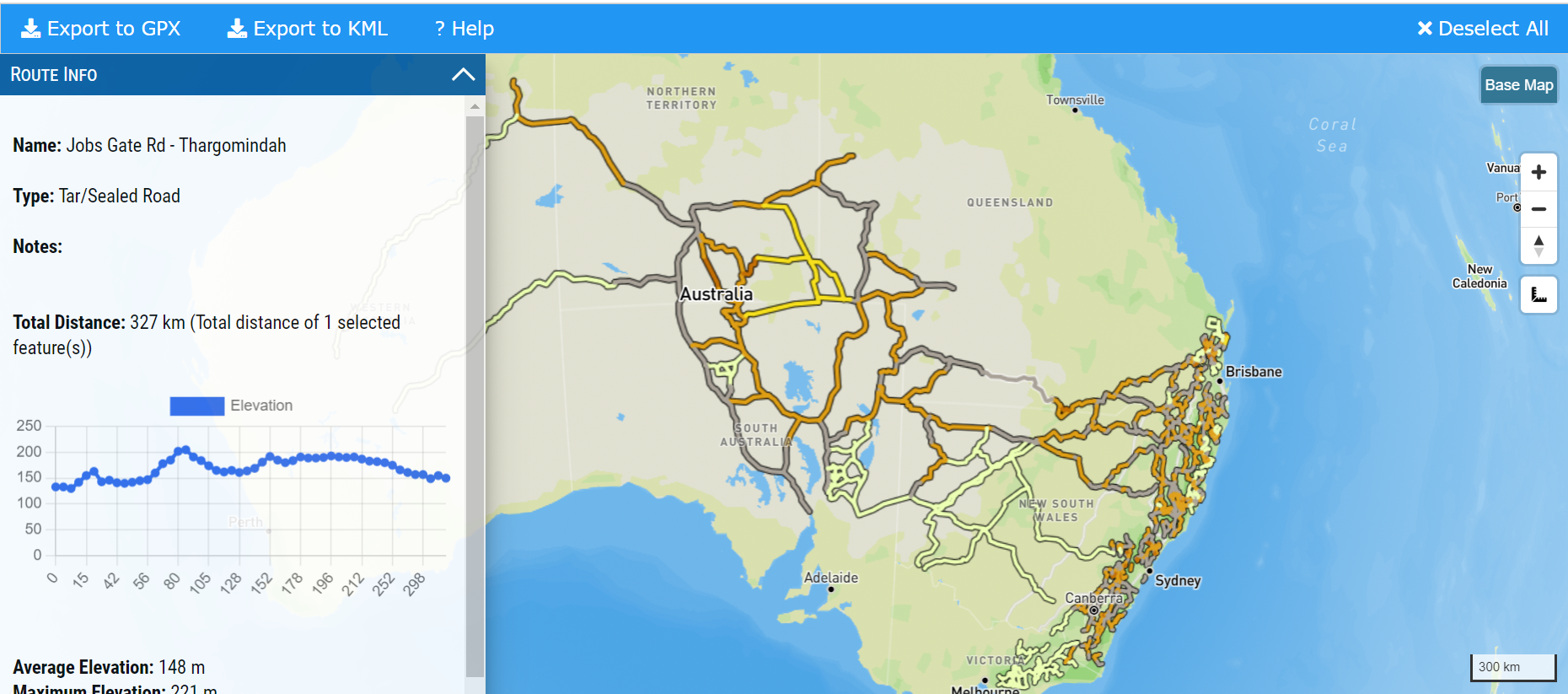 WP - Interactive Web Map - Roads and Tracks for Motorcycle Adventures