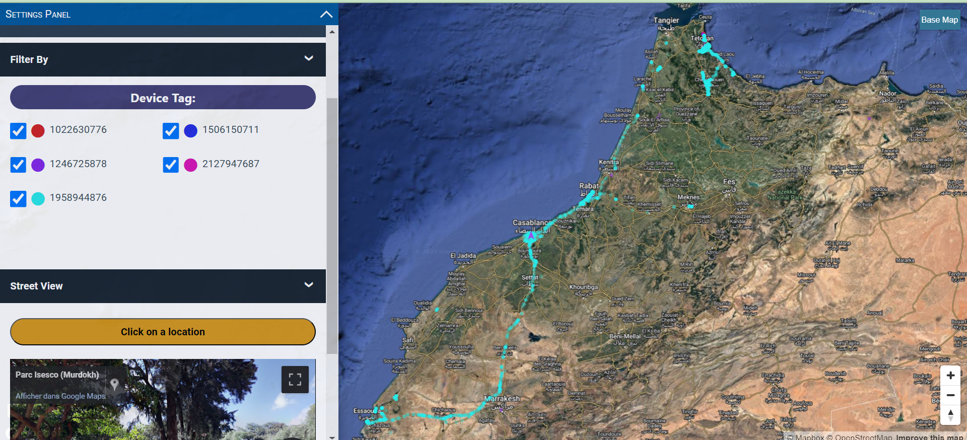 Google Location Data Reader