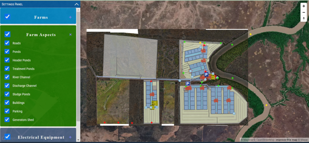 Web Map (Raster Georeferencing + Vector tiles)
