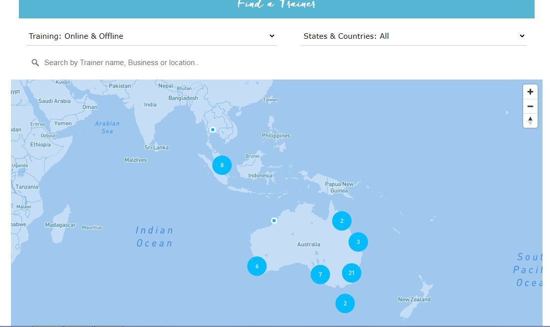 Squarespace Interactive map