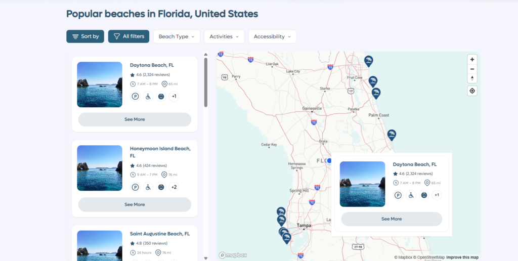 TALL Stack - Beach Discovery Platform